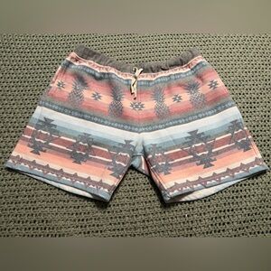 Chubbies Weekend Sweat Shorts Mens XXL Extra Large Southwest Aztec Fleece Lounge
